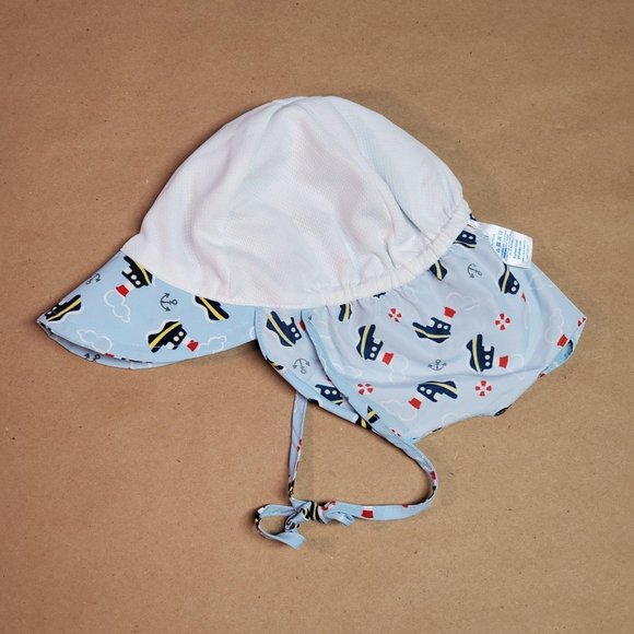 I Play Sun Protection Hat 2T-4T Blue - Picture 4 of 7